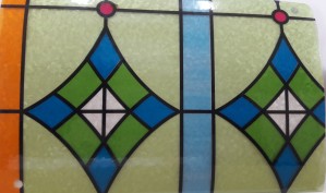 Modern Pattern Frosted Glass Film