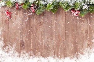 Christmas Wooden Background
